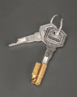 Lock & 2 Keys for Cobra Chastity