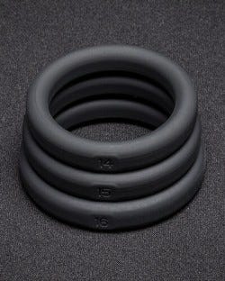 Xact-Fit Cock Ring 3-Pack - 1.4"-1.6"