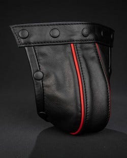 Leather Pouches with Piping - 5 colors